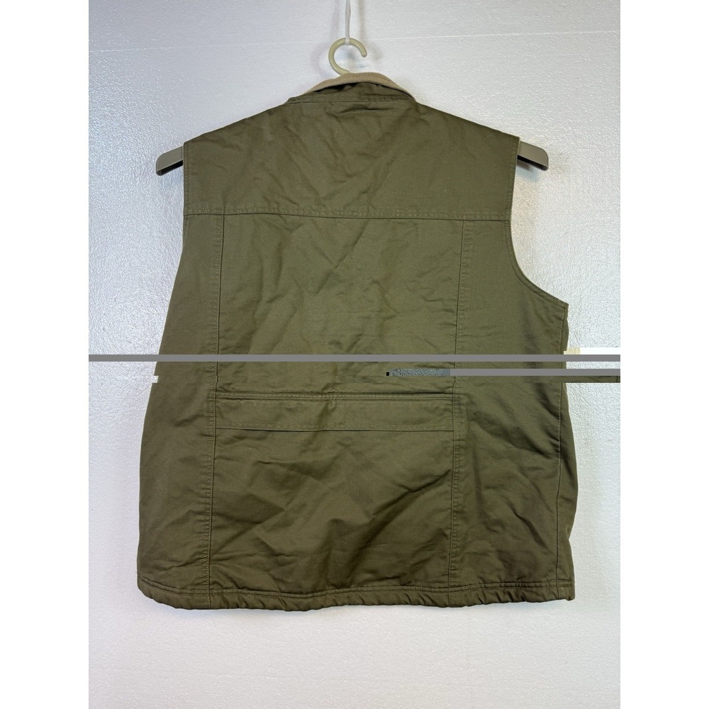 RedHead Vest Duck Canvas Mens Sz XL Camp Hunting Hiking Jacket Olive Green New - Picture 5 of 9